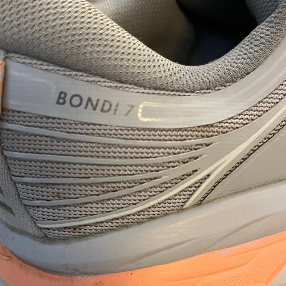 Hoka One One Bondi 7 Women's Athletic Work Running Shoes Sneakers - Picture 3 of 9